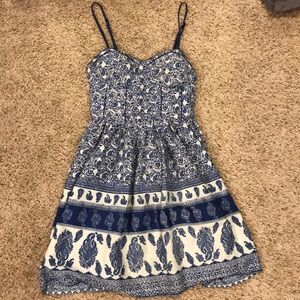 Blue Summer Flare Dress